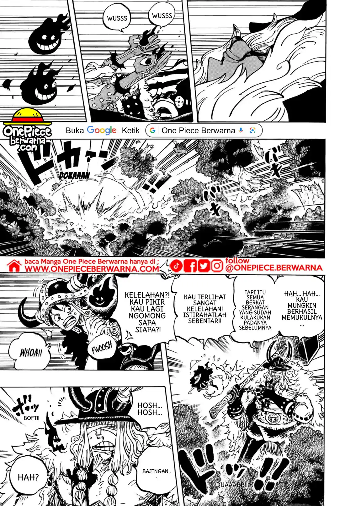 One Piece berwarna 1187 1188 1189 bahasa indonesia